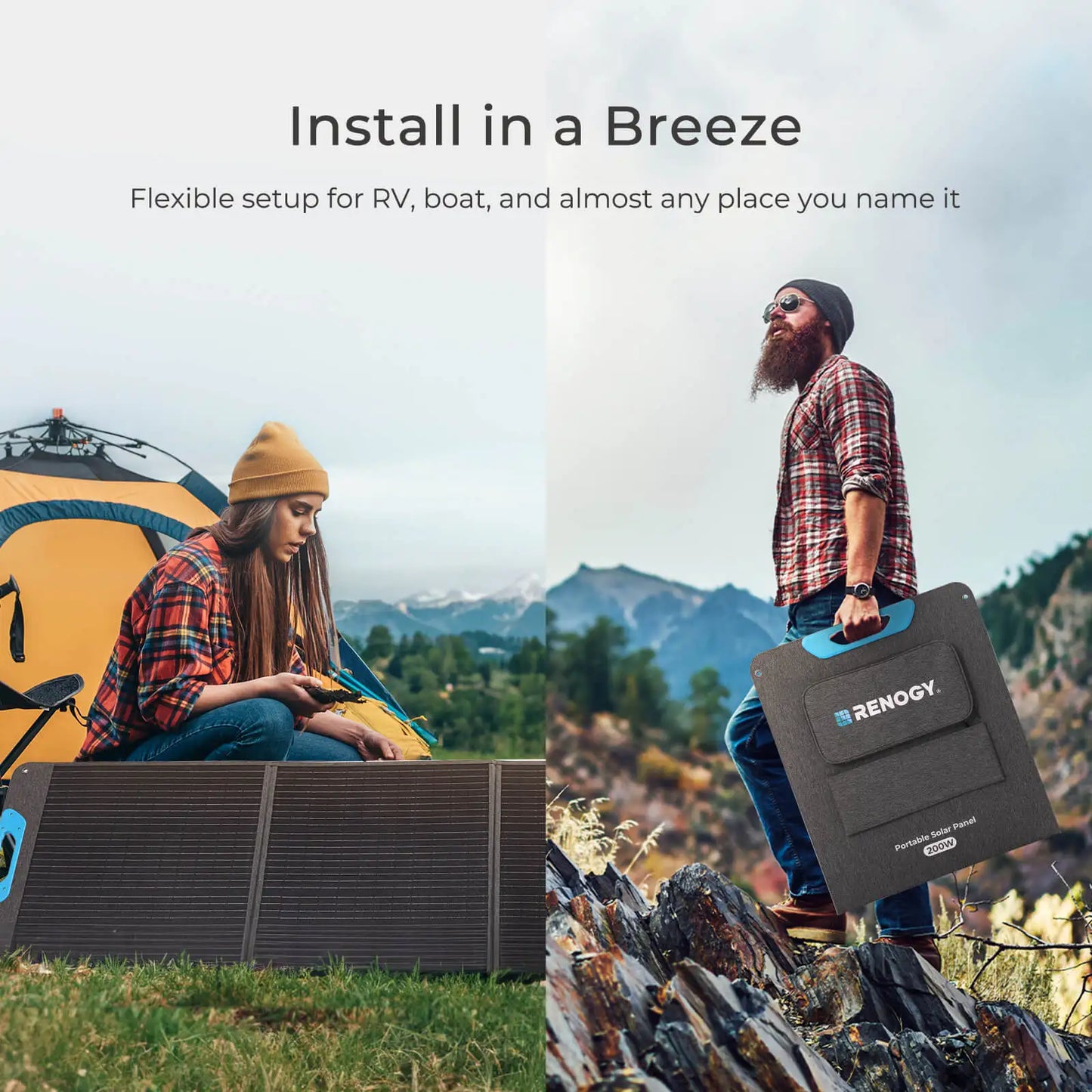 Renogy Foldable IP65 Solar Panel For Power Stations