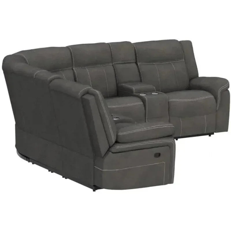 YUJINGXI RPD4 Reclining Sectional Sofa With USB Port