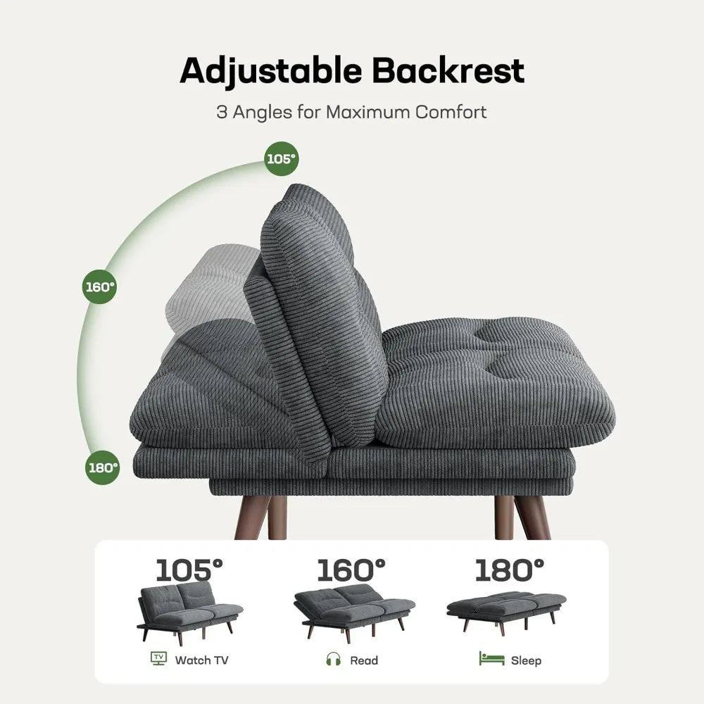 Everyday EssentialsOnline Futon Sofa Bed Adjustable