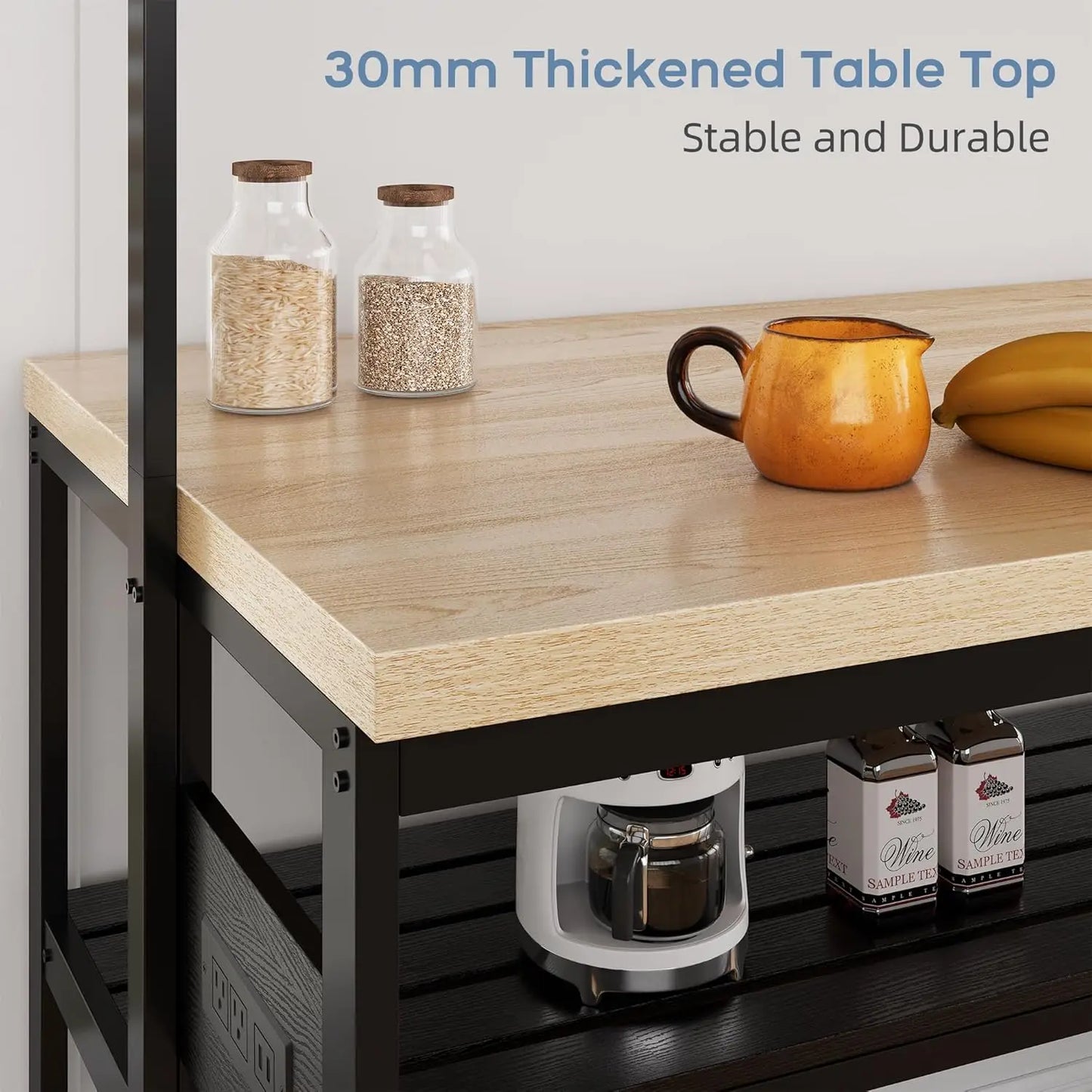 Everyday EssentialsOnline HiMISSH Kitchen Island with Storage