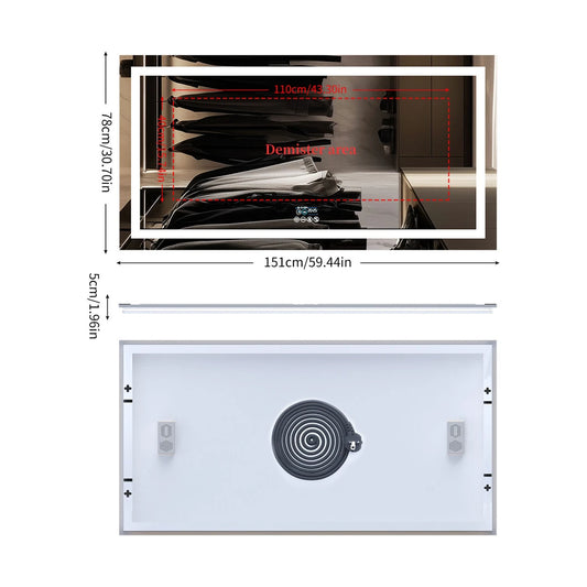 Everyday EssentialsOnline Led Vanity Mirror Bluetooth