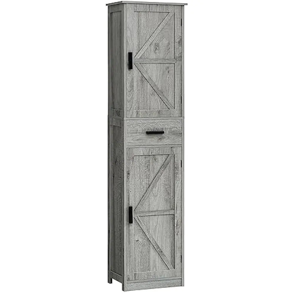 Hign-concerned Bathroom Cabinet With Adjustable Shelves