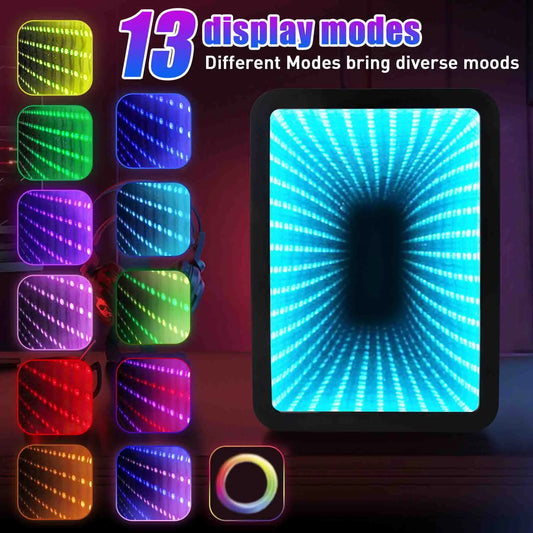 iceBlue Dimmable LED Light Mini Fridge for Home and Car