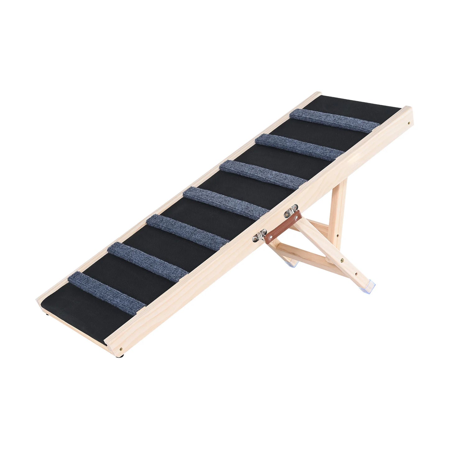 SucceBuy Folding Dog Ramp Anti Slip Wooden Pet Ramp