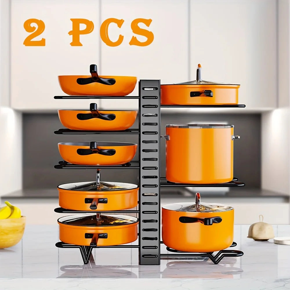 Everyday EssentialsOnline 2 Pack Pot Rack And Lid Holders