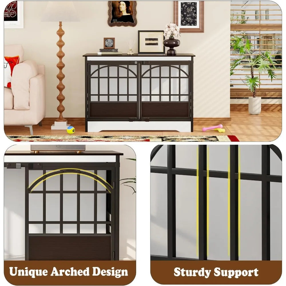 DAFIFY Heavy Duty Dog Crate Indoor Kennel Extra Large