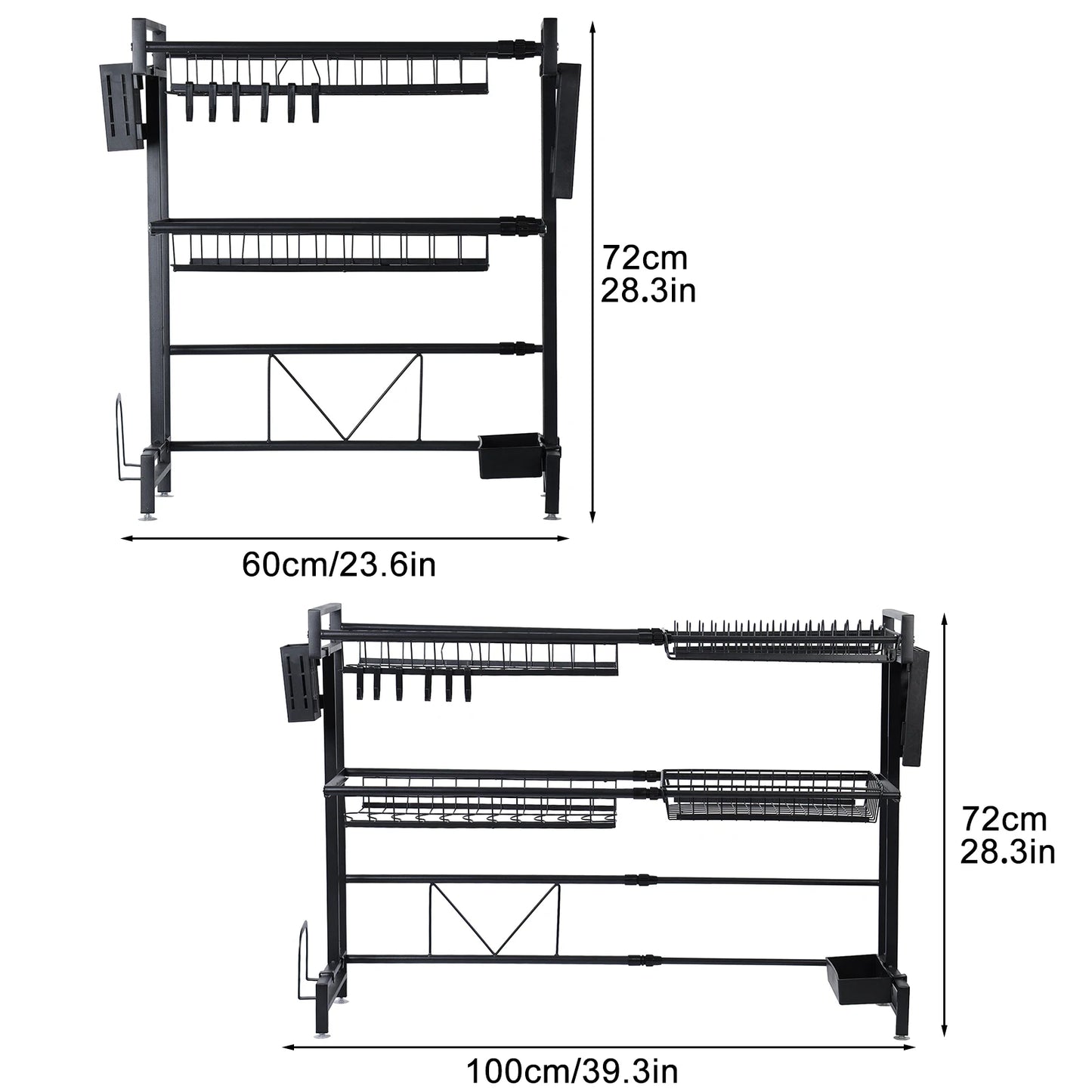 Everyday EssentialsOnline 2 Tier Over Sink Storage Rack Pro