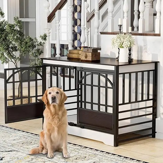 DAFIFY Heavy Duty Dog Crate Indoor Kennel Extra Large