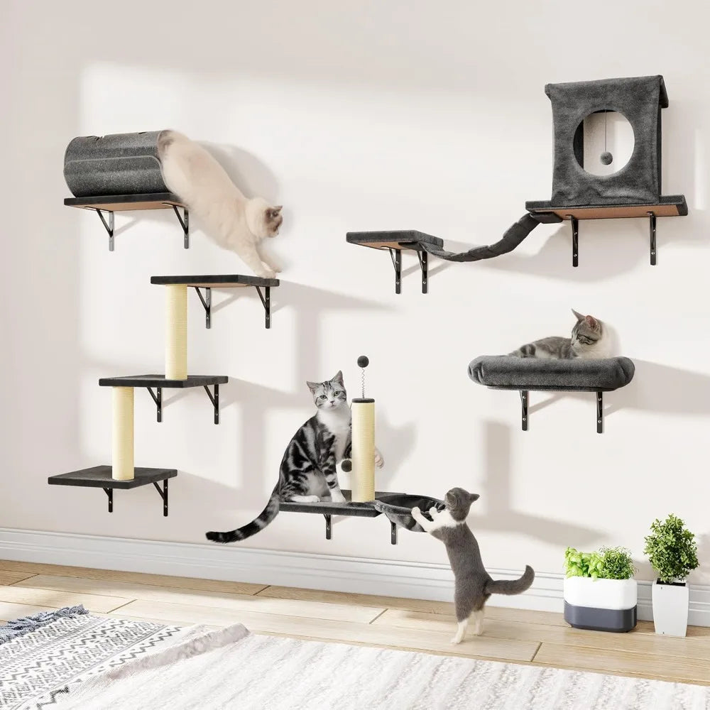 Zhiyong Wall Mounted Cat Climber Set Cat Furniture