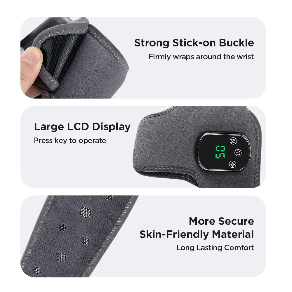 Hailicare Foot Ankle Massager Heat And Vibration Cordless