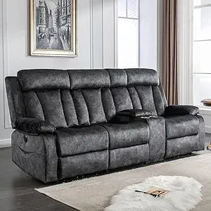 RBXC 3 Seat Power Reclining Sofa With Massage USB Ports