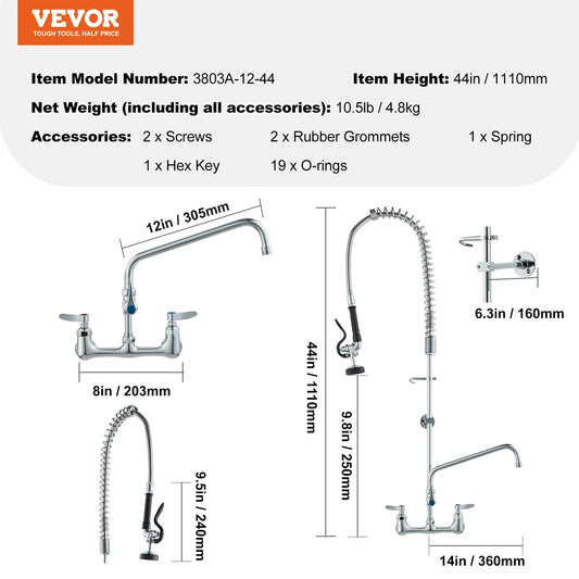 Everyday EssentialsOnline Commercial Faucet Sprayer