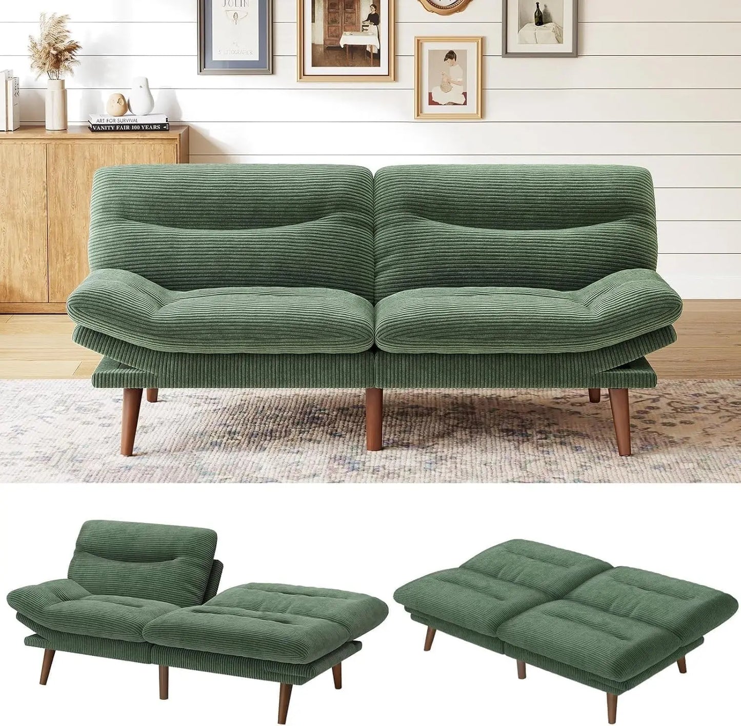 Everyday EssentialsOnline Futon Sofa Bed Adjustable