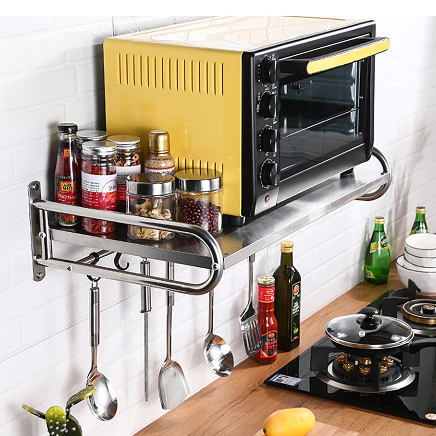 Everyday EssentialsOnline Stainless Steel Microwave Rack