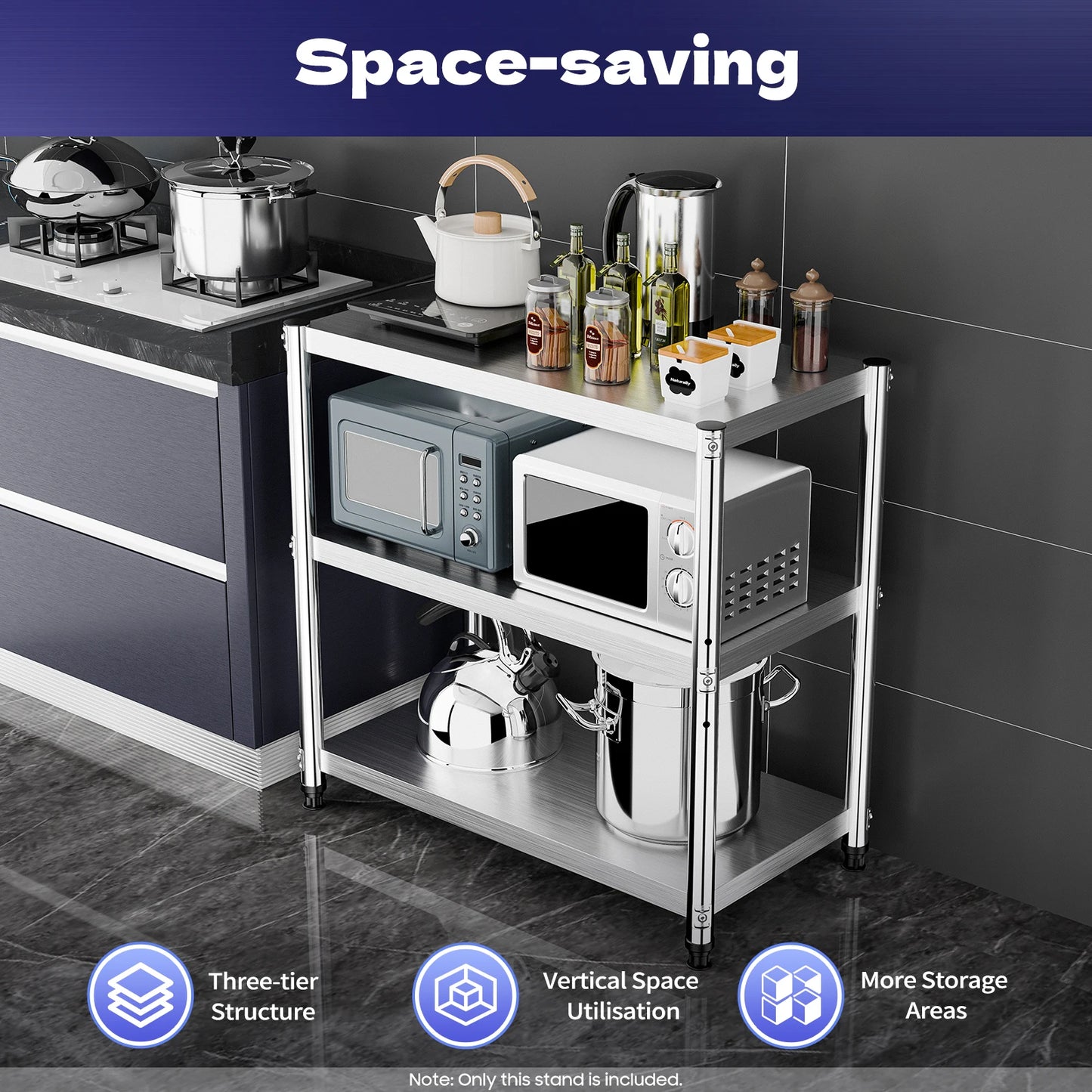 Everyday EssentialsOnline Stainless Steel Kitchen Bench