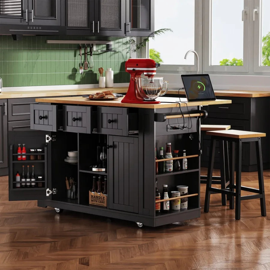Everyday EssentialsOnline Kitchen Island Drop Leaf Cart