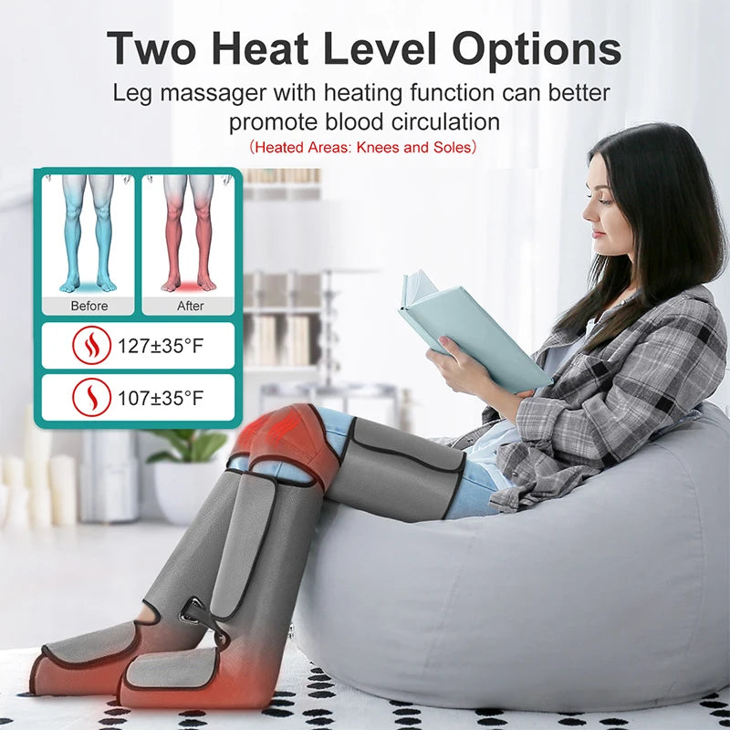 Nekteck Foot Air Pressure Leg Massager Shiatsu Calf Thigh