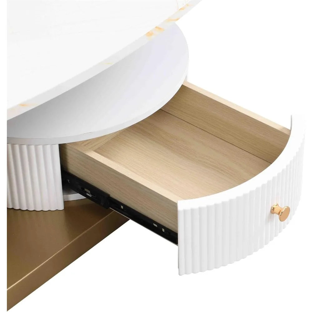 Everyday EssentialsOnline Nest Coffee Table Set Faux Marble