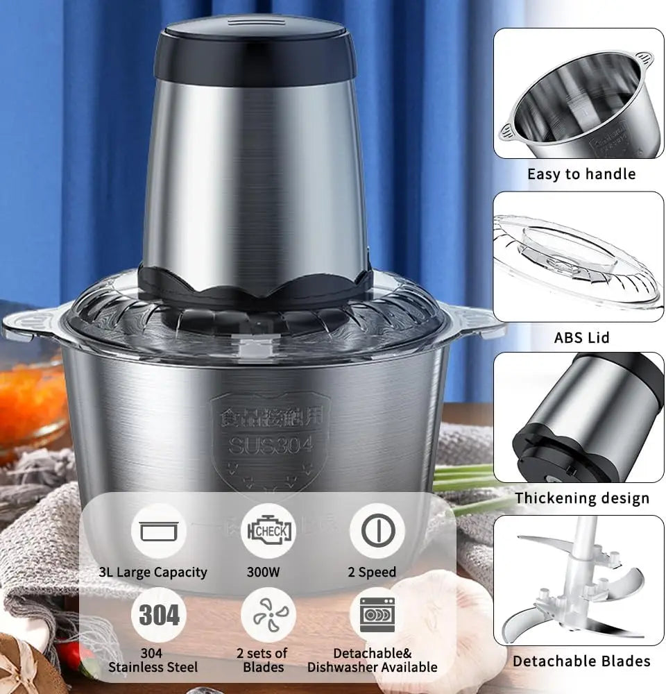Everyday EssentialsOnline 304 Electric Meat Grinder Multi