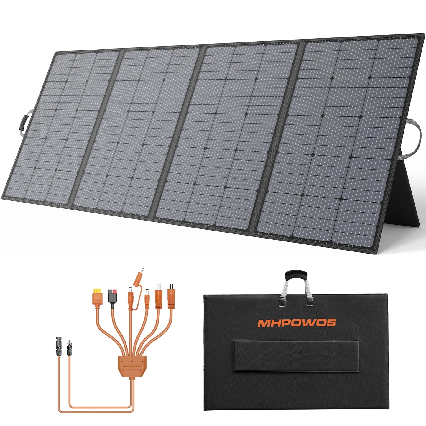 MHPOWOS Foldable Solar Panel 400W Charger For Stations