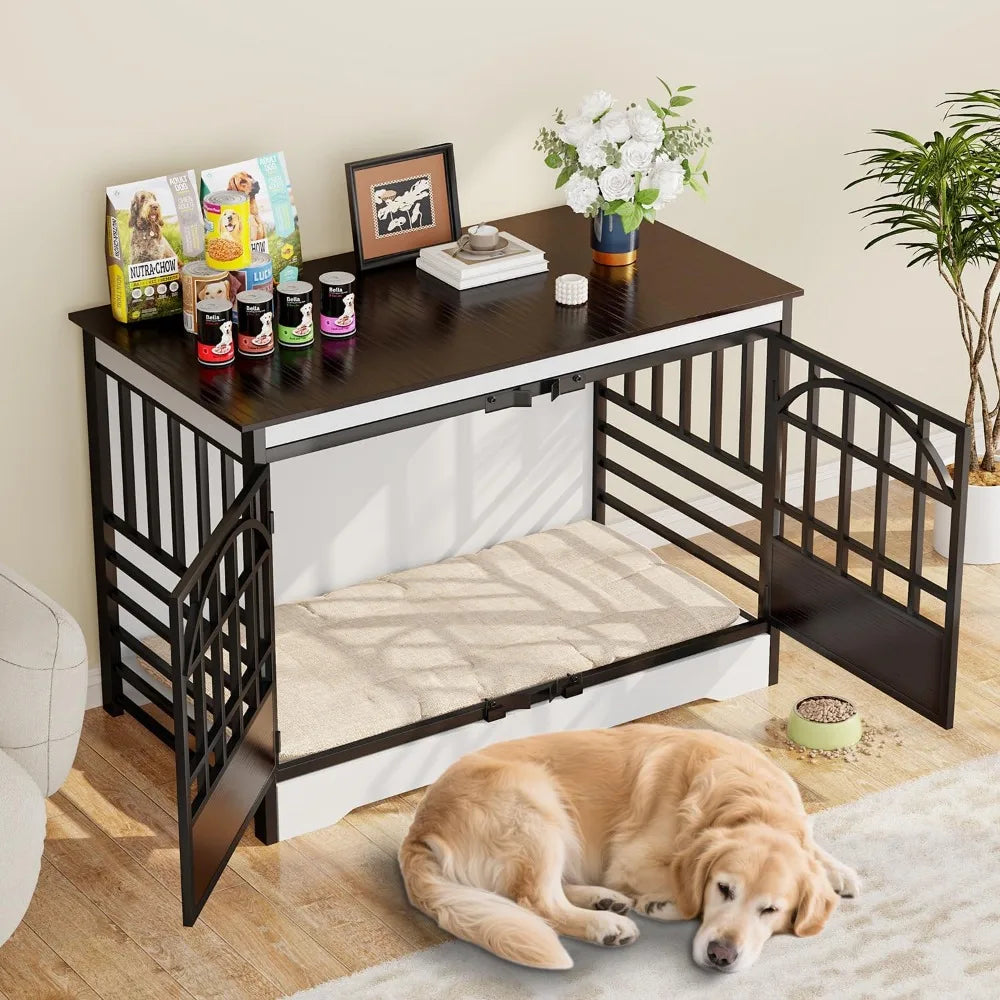 DAFIFY Heavy Duty Dog Crate Indoor Kennel Extra Large
