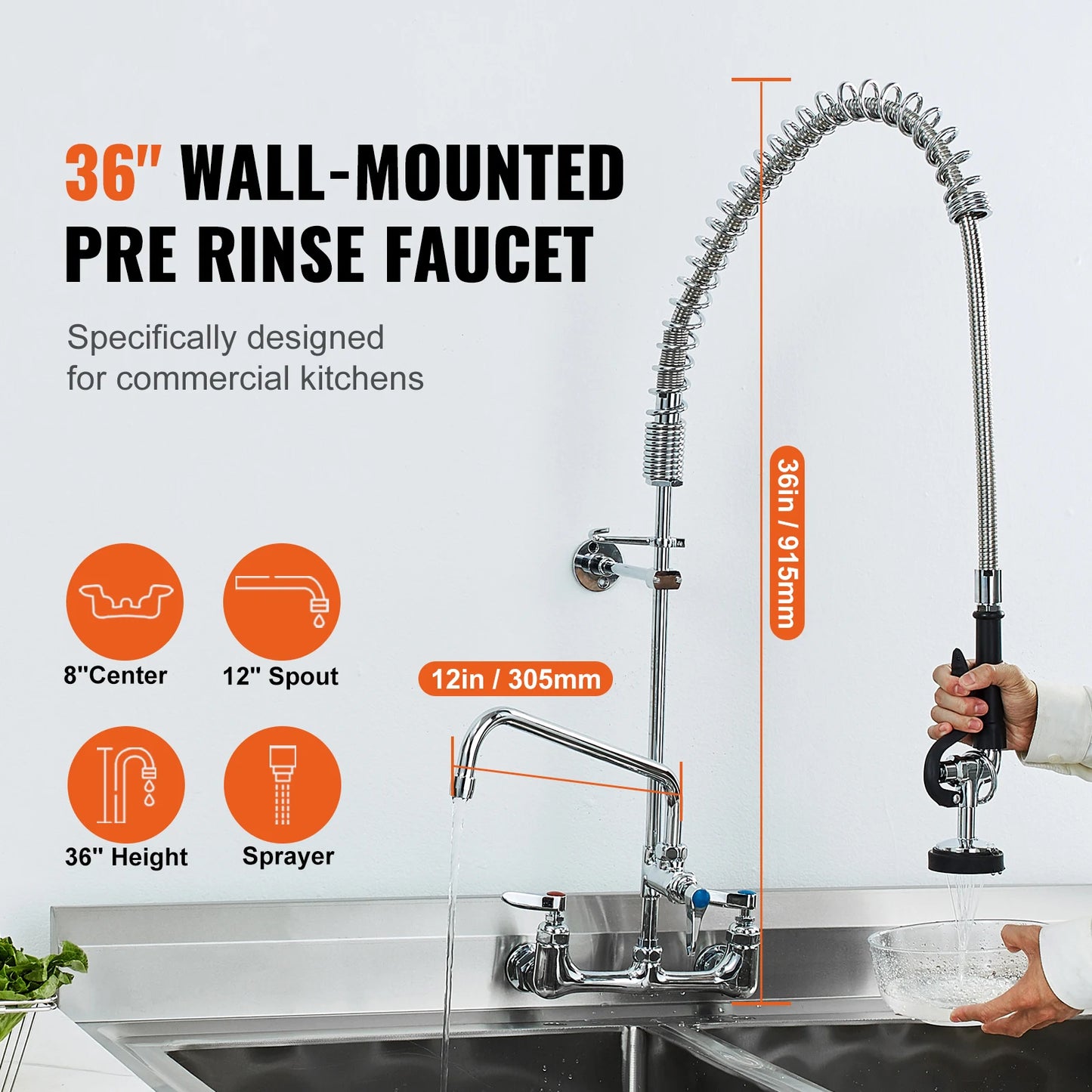 Everyday EssentialsOnline Commercial Faucet Sprayer