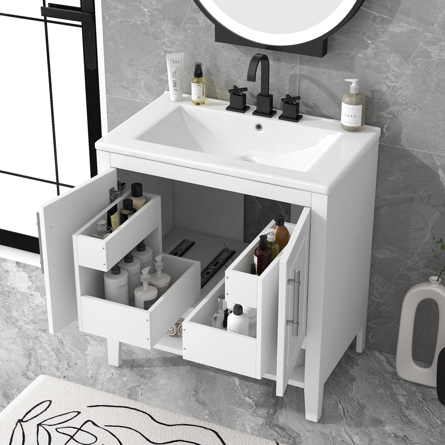 Everyday EssentialsOnline Bathroom Vanity With Sink Cabinet