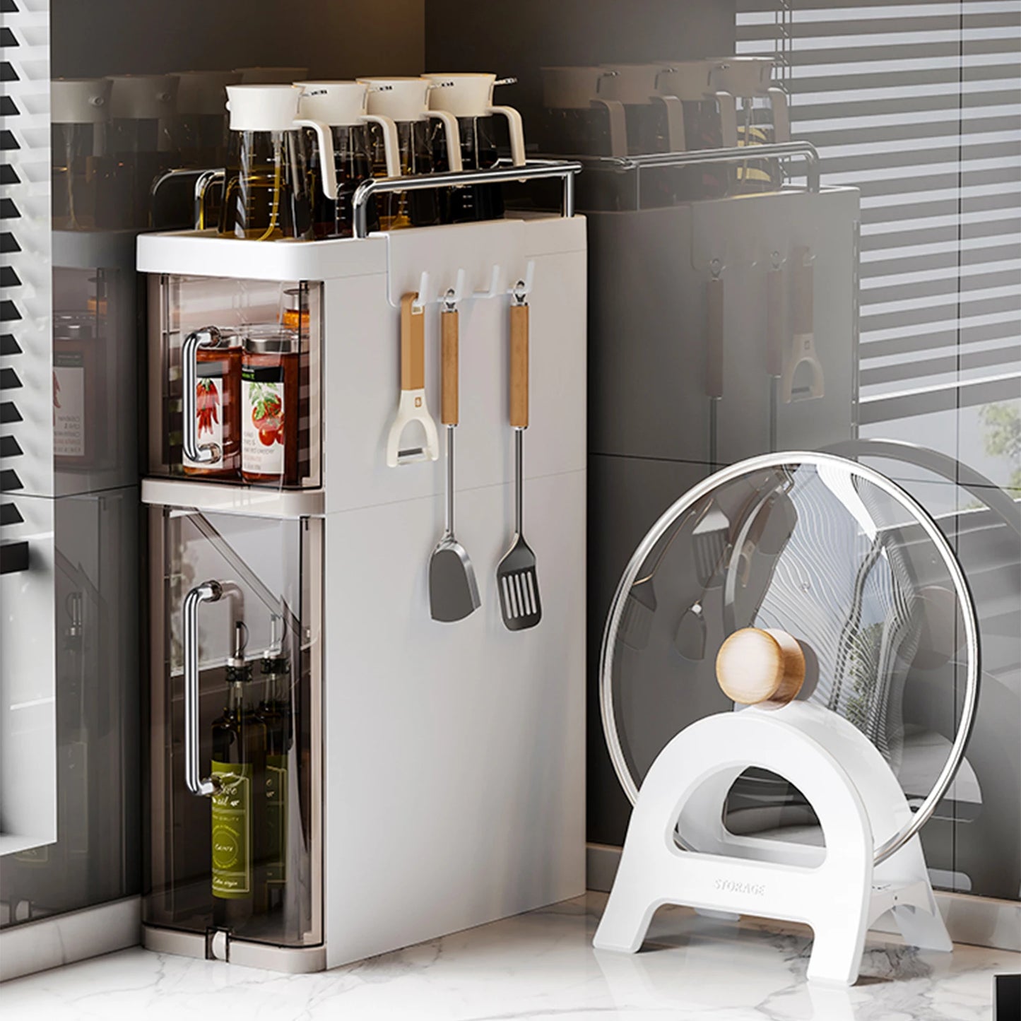 Everyday EssentialsOnline 2-3 Layer Kitchen Utensil Rack