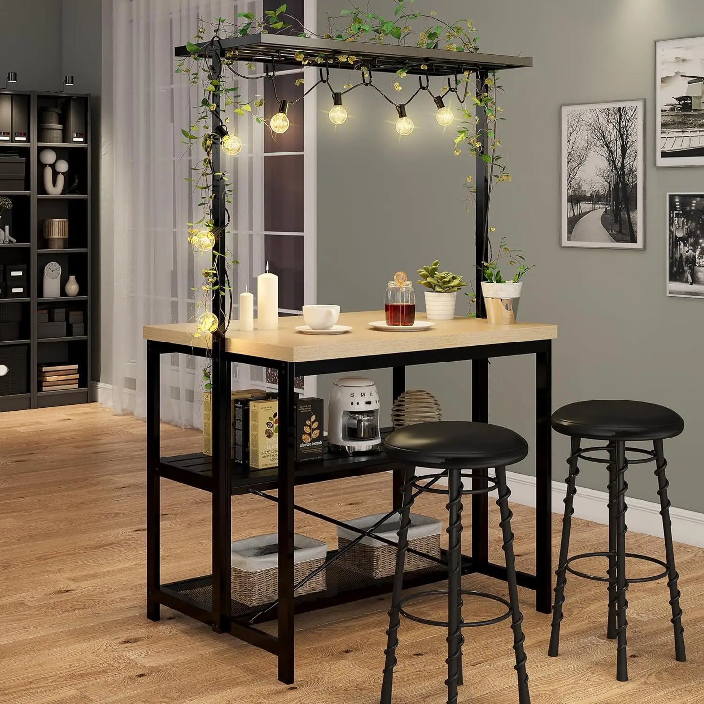Everyday EssentialsOnline HiMISSH Kitchen Island with Storage