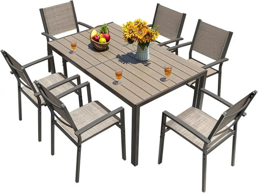 Everyday EssentialsOnline 7 Piece Patio Dining Set