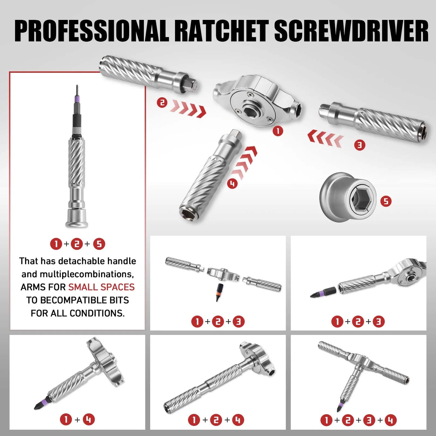 Everyday EssentialsOnline VMAN 66in1 Ratchet Screwdriver