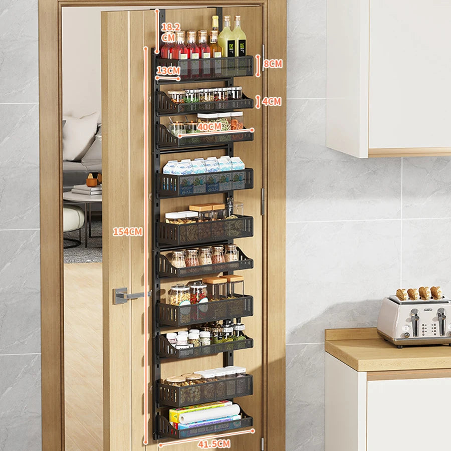 Everyday EssentialsOnline Over Door Organizer Carbon Steel