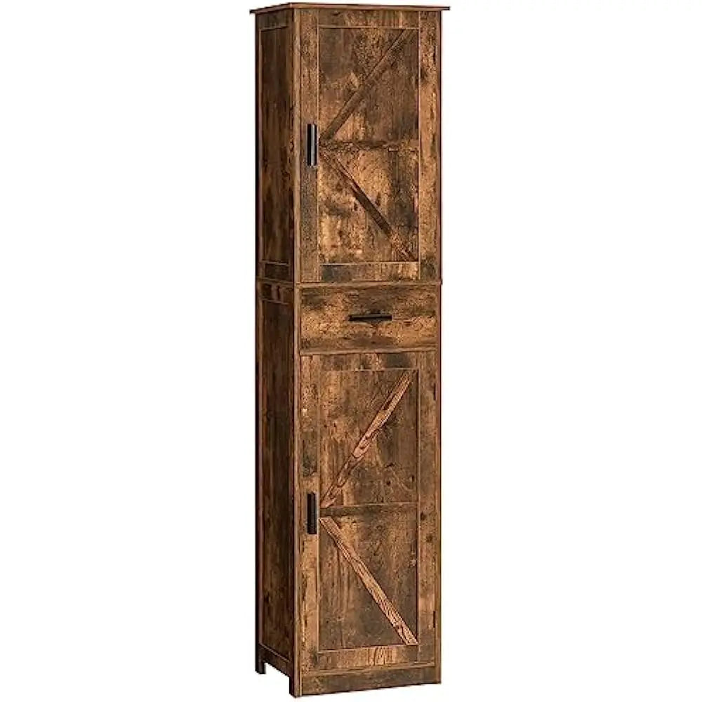 Hign-concerned Bathroom Cabinet With Adjustable Shelves