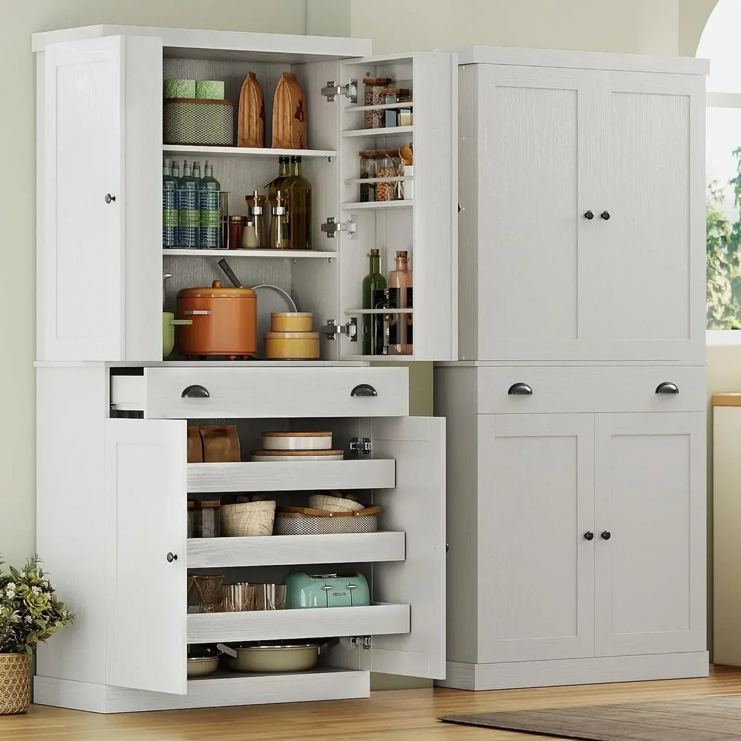 Everyday EssentialsOnline Pantry Cabinet Cupboard Drawer