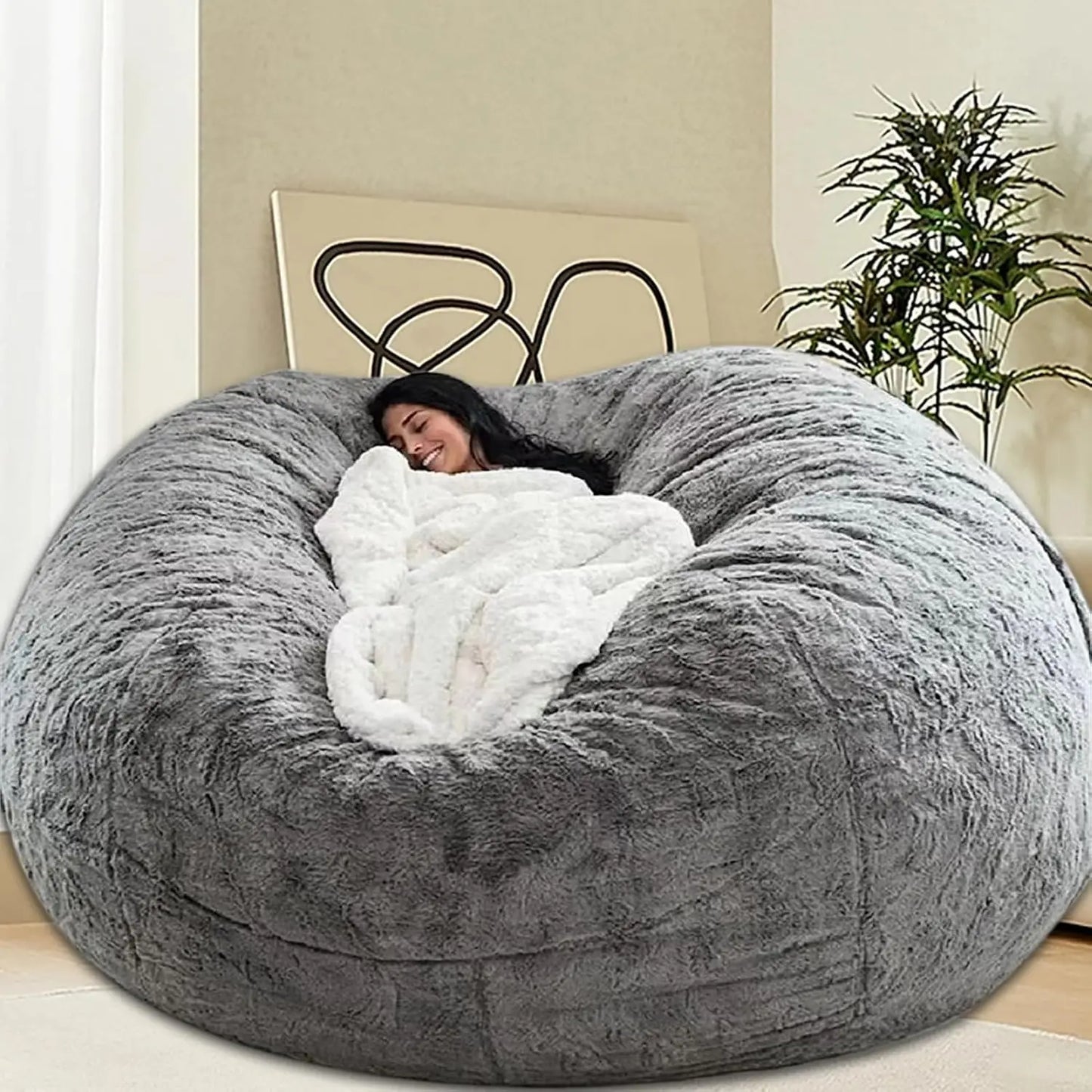 Everyday EssentialsOnline Bean Bag Chair Giant Round Comfy