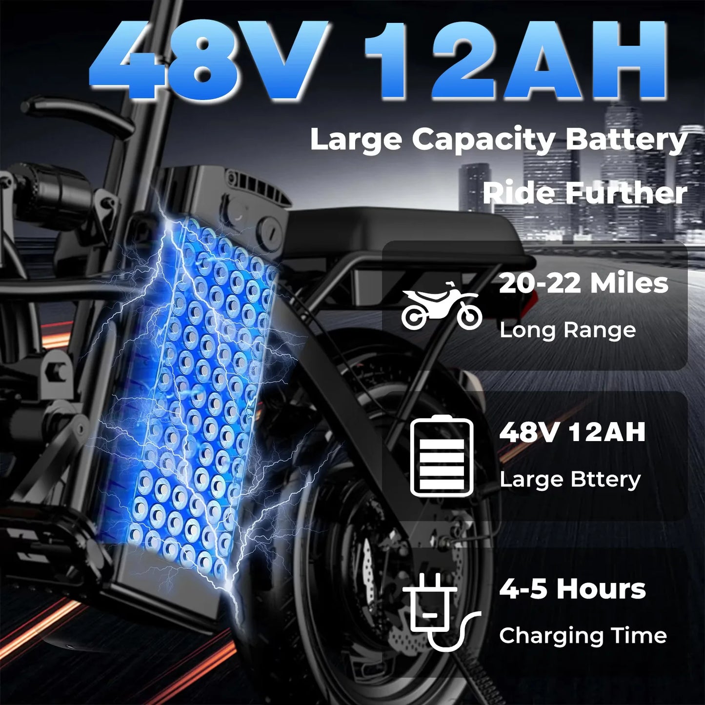 LELEKUA 500W Electric Foldable Bike With Battery Pack