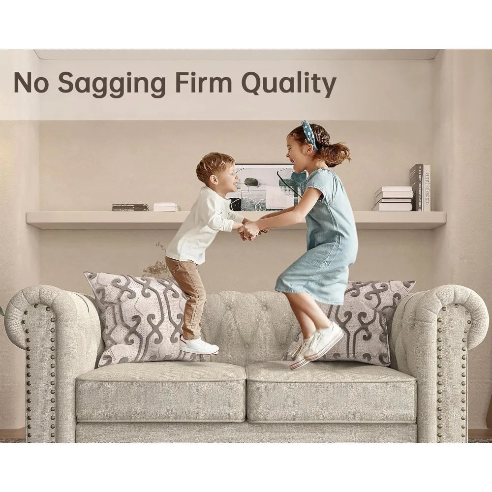 Everyday EssentialsOnline Chesterfield Sofa Set Tufted
