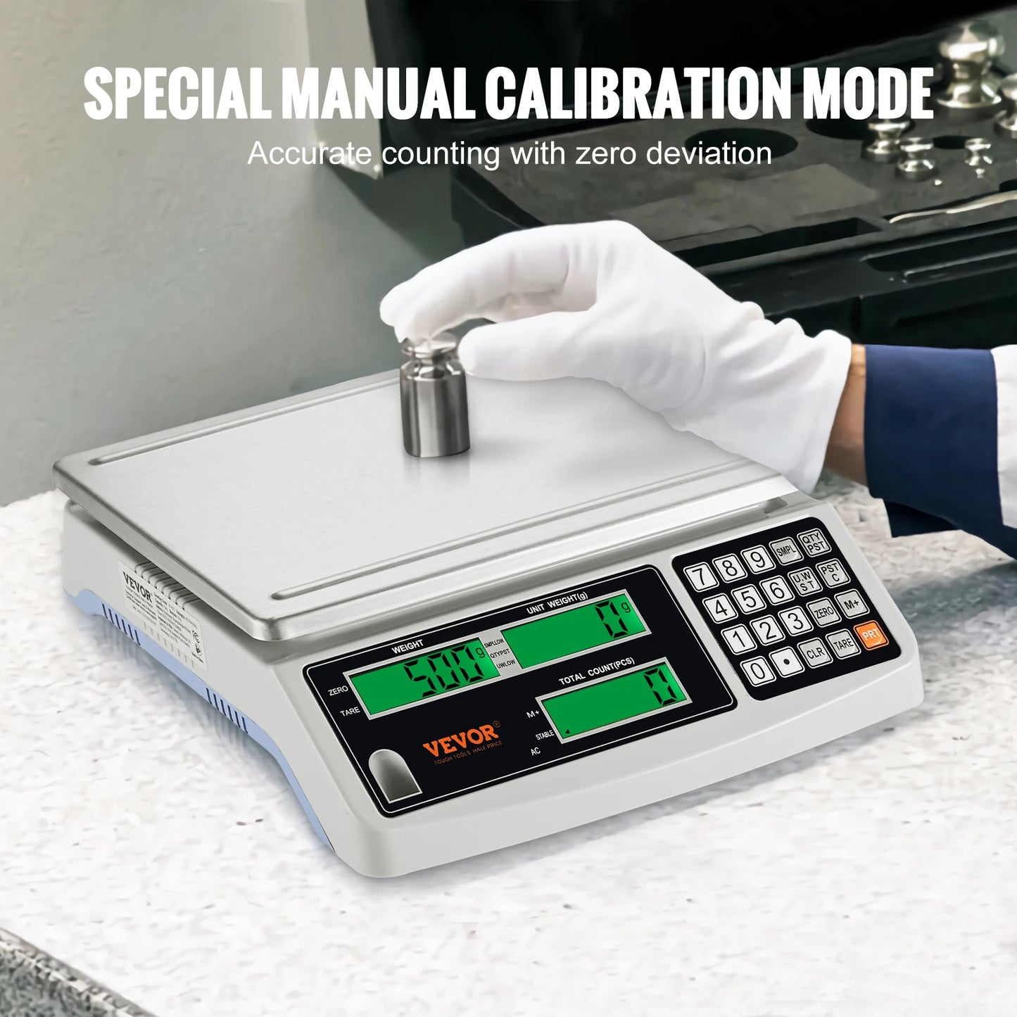 SucceBuy 30kg 1g Precision LCD Digital Counting Scale