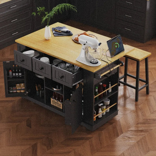 Everyday EssentialsOnline Kitchen Island Drop Leaf Cart