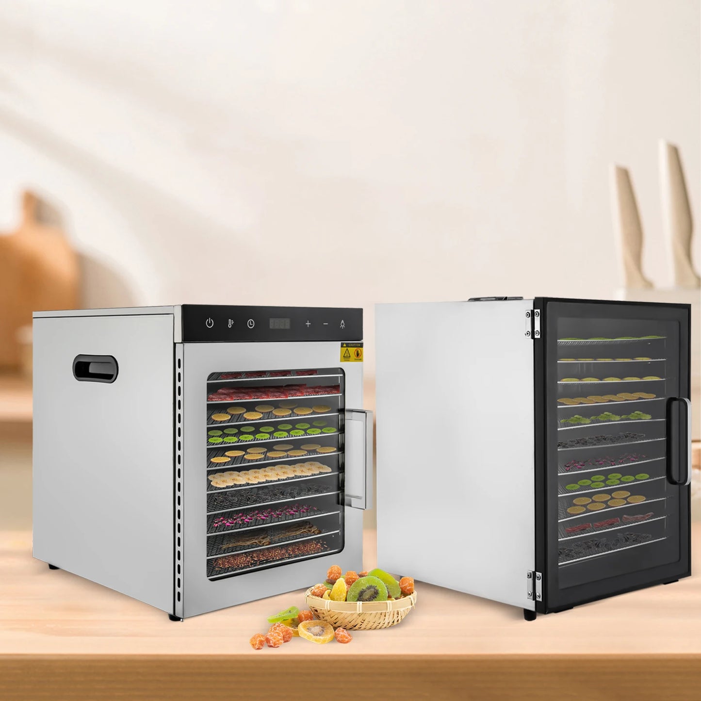 Fruit And Vegetable Tools 800W Digital Dehydrator Trays