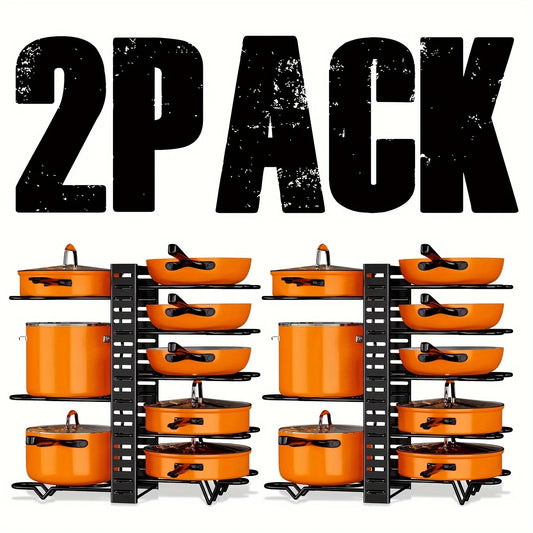 Everyday EssentialsOnline 2 Pack Pot Rack And Lid Holders