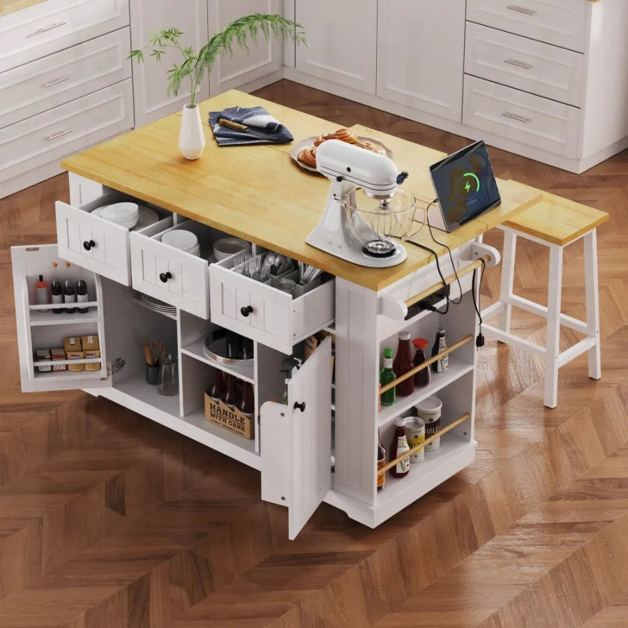 Everyday EssentialsOnline Kitchen Island Drop Leaf Cart