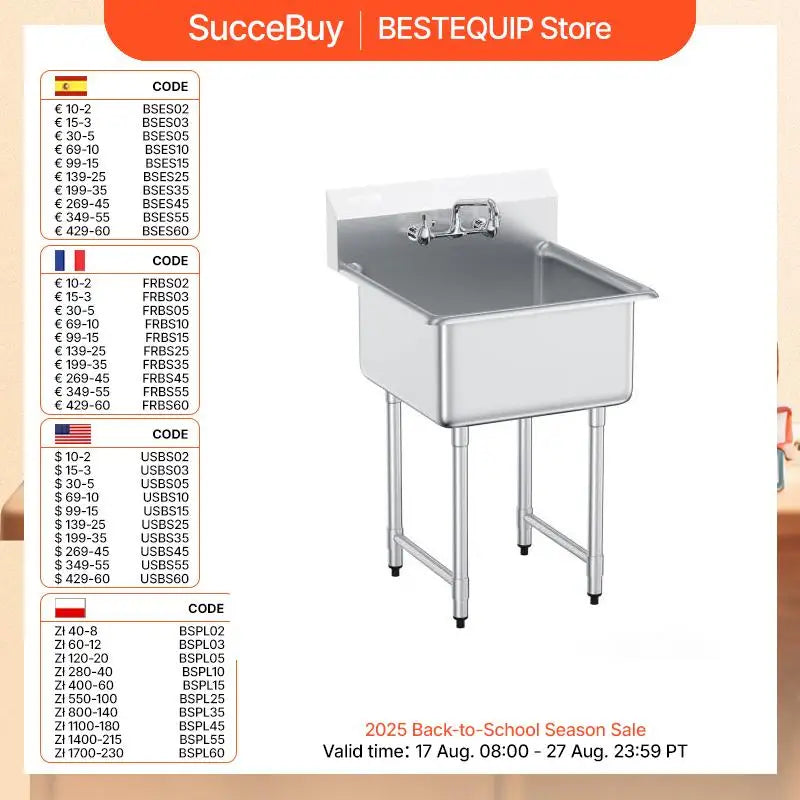 Everyday EssentialsOnline SucceBuy Stainless Steel Sink