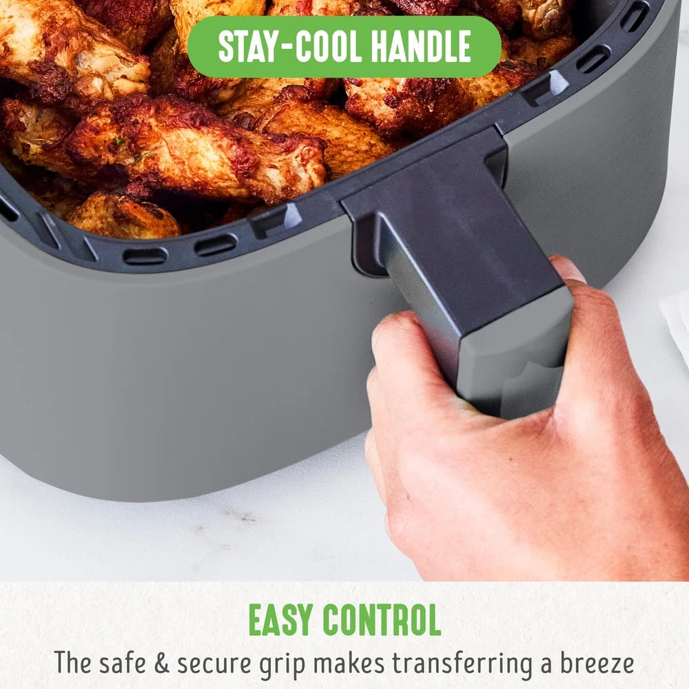 XMSJ 4.5QT Air Fryer Healthy Cooking Appliance with LED Lights