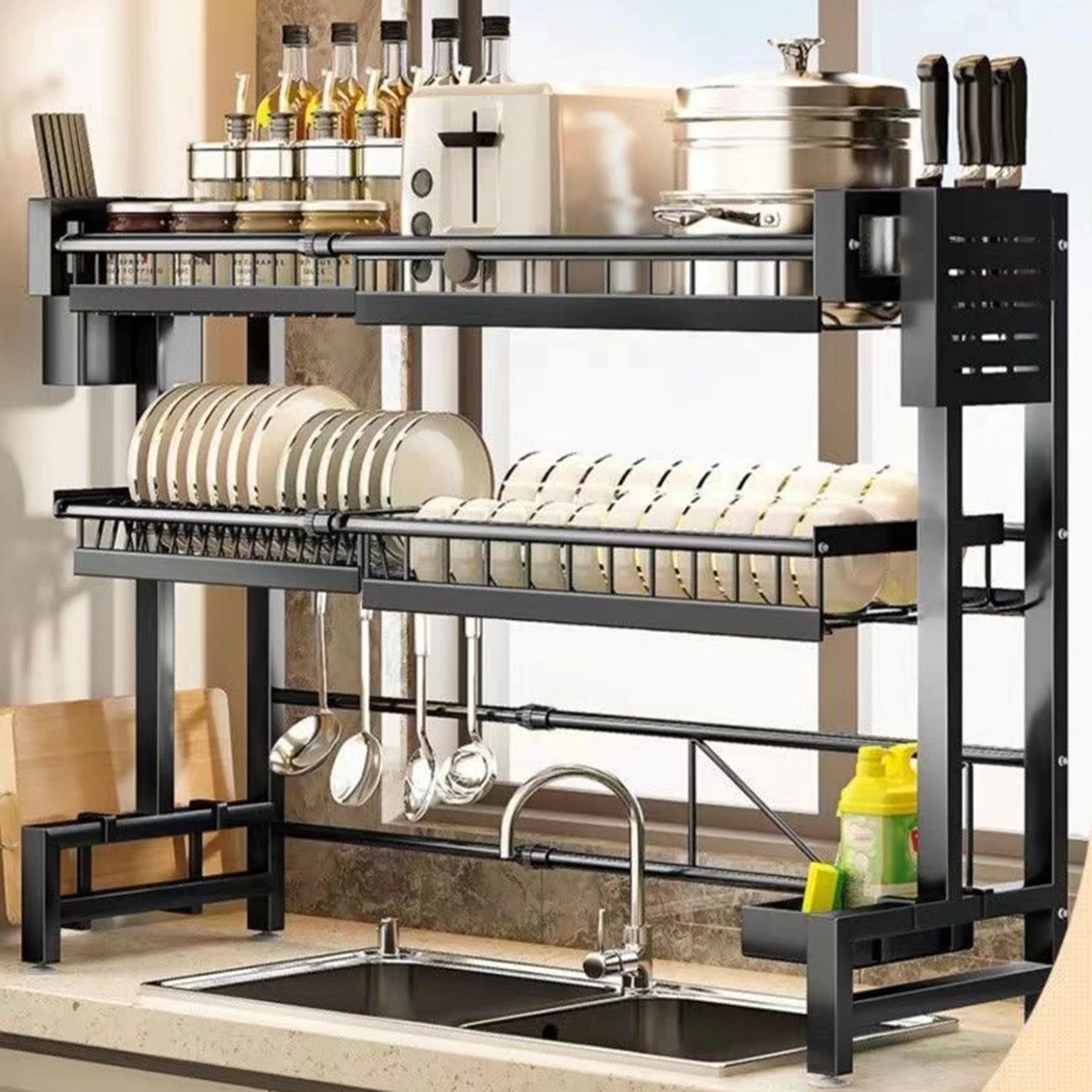 Everyday EssentialsOnline 2 Tier Over Sink Storage Rack Pro