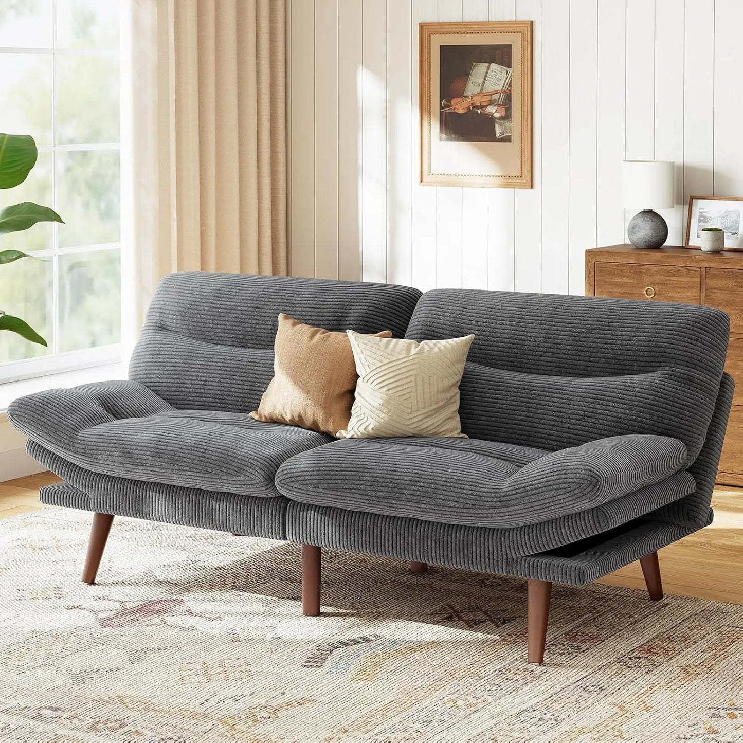 Everyday EssentialsOnline Futon Sofa Bed Adjustable
