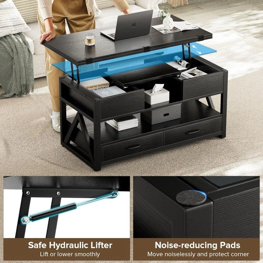 Everyday EssentialsOnline Lift Top Coffee Table Storage
