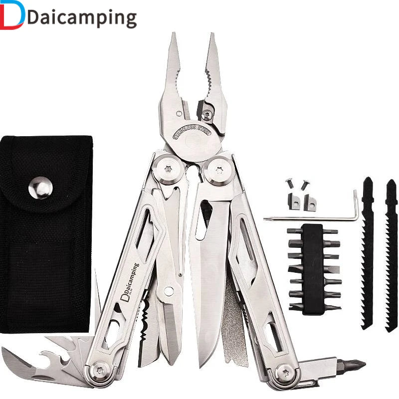 Daicamping DL30 Multitools Pliers Knife Scissors EDC Gear