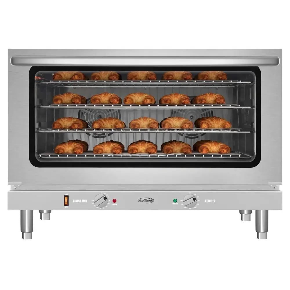 XMSJ 32 Inch Stainless Steel Convection Oven 3500W Capacity