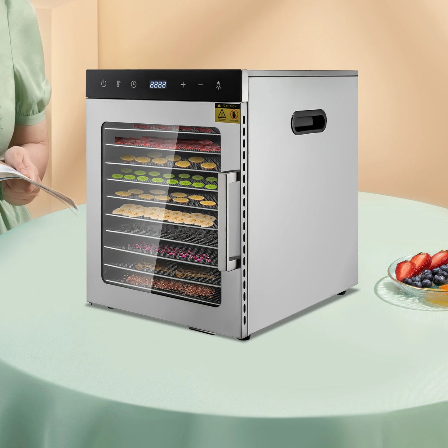 Fruit And Vegetable Tools 800W Digital Dehydrator Trays